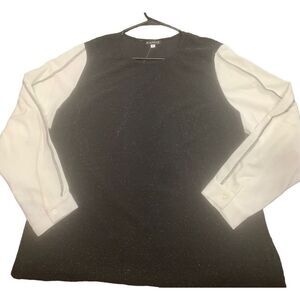 Metallic Sparkly Colorblock blouse